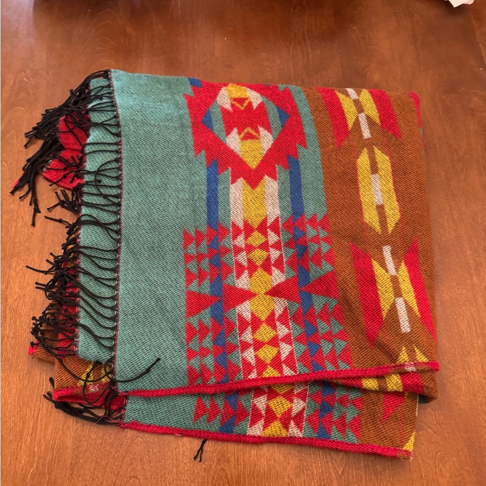 Super SOFT cozy blanket scarf, worn once